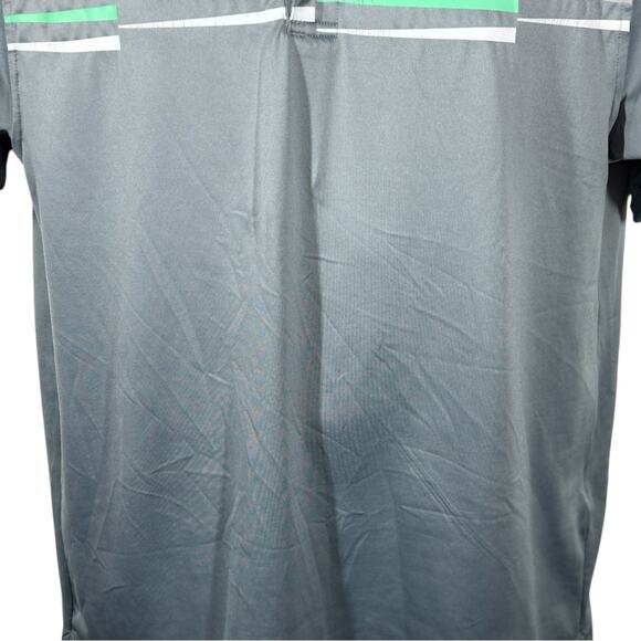 Under Armour ColdBlack Performance Gray Polo Shirt Heat Gear Loose Fit Medium - Picture 5 of 14
